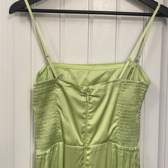 Abercrombie & Fitch strapless satin sculp maxi dress - Picture 3 of 7